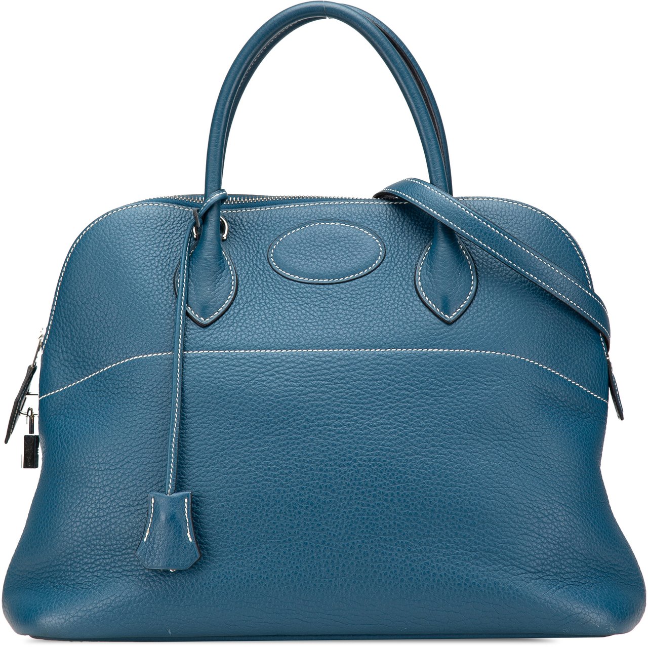 Hermès Clemence Bolide 35 Blauw
