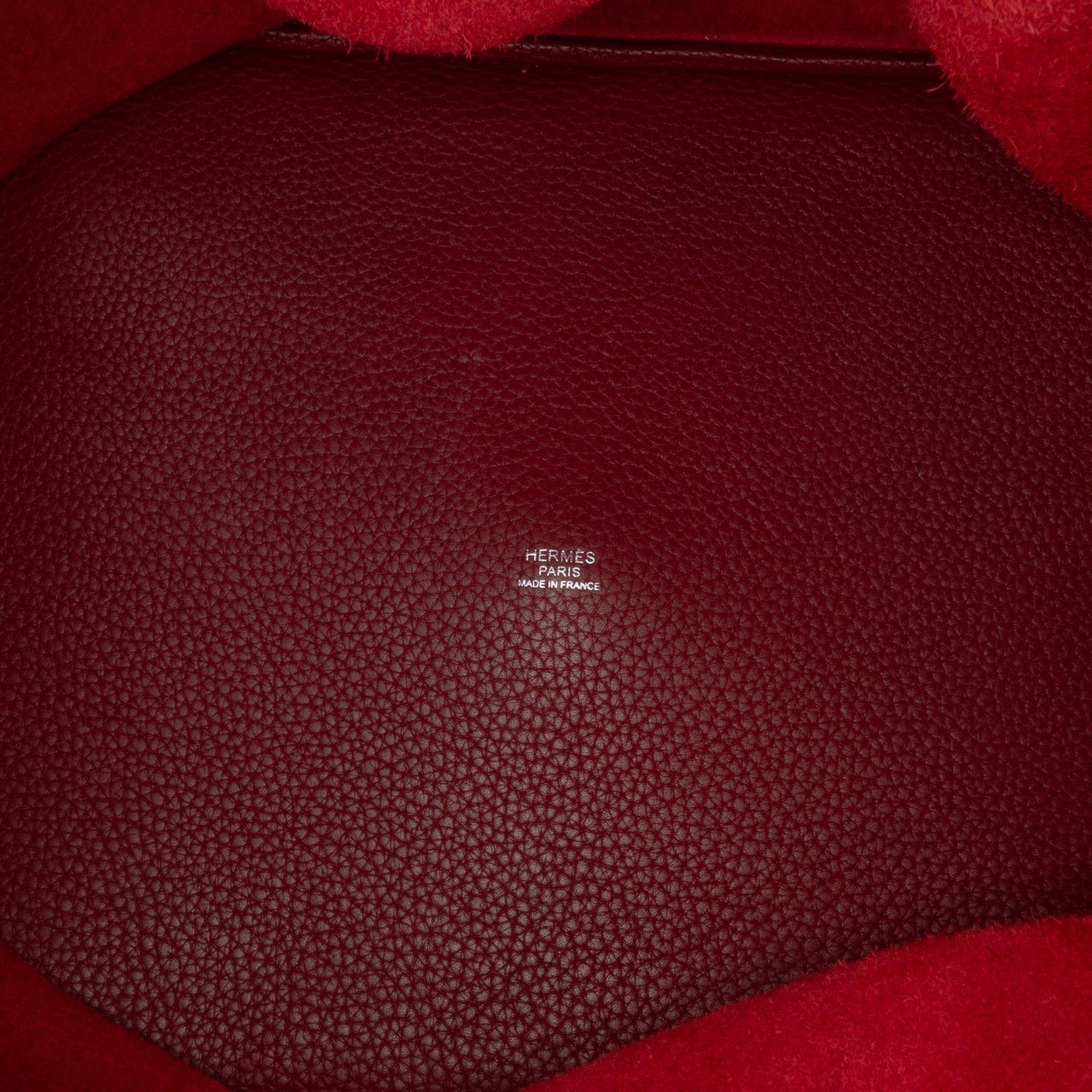 Hermès Bicolor Clemence and Swift Picotin Lock 31 Rood