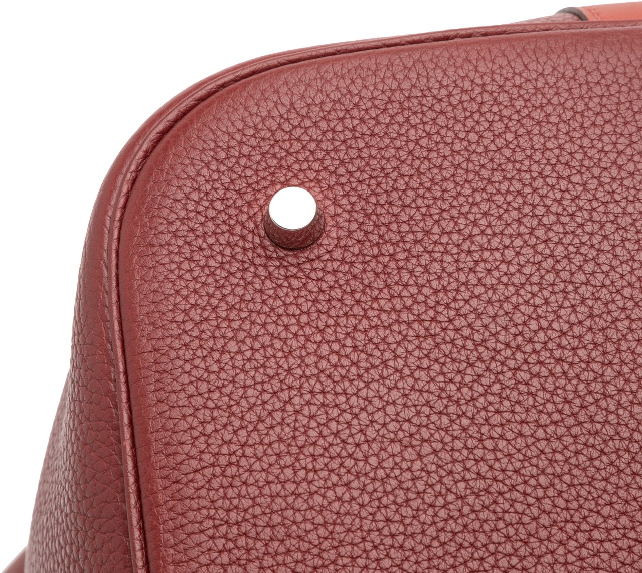 Hermès Bicolor Clemence and Swift Picotin Lock 31 Rood