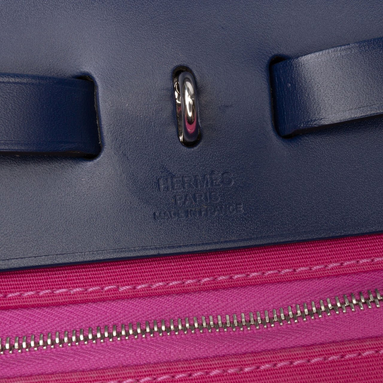 Hermès Toile Herbag Zip 31 Roze