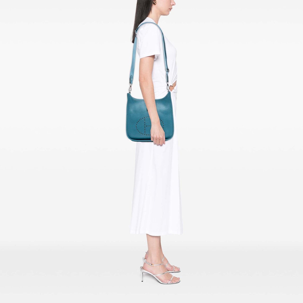 Hermès Clemence Evelyne III P Blauw