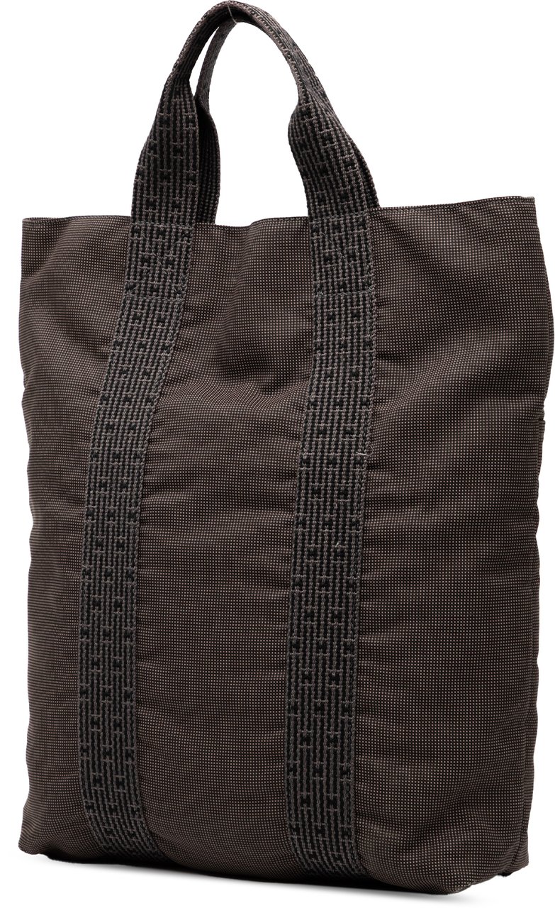 Hermès Canvas Herline Cabas Grijs