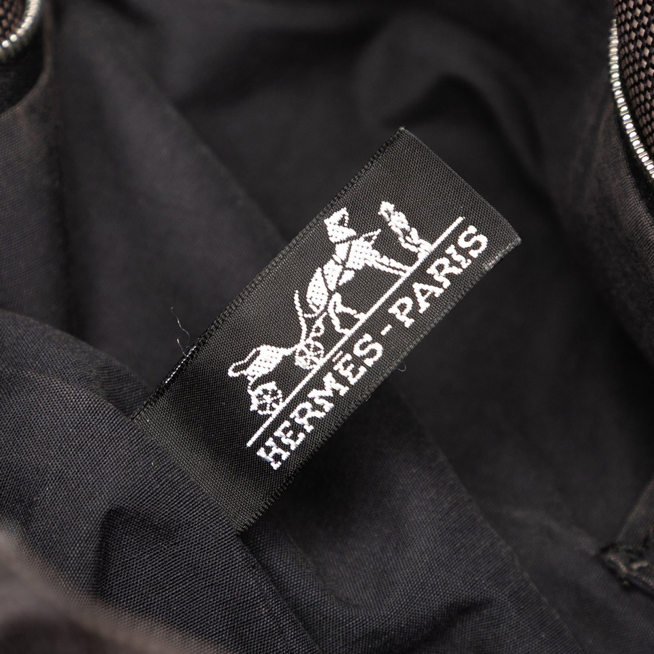 Hermès Canvas Herline Cabas Grijs