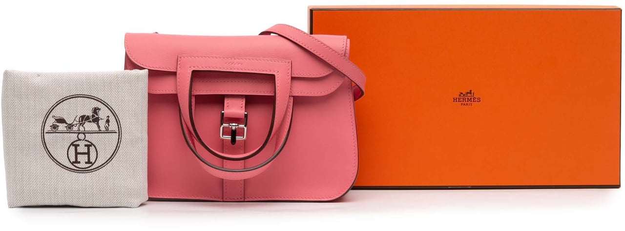 Hermès Mini Swift Halzan 22 Roze