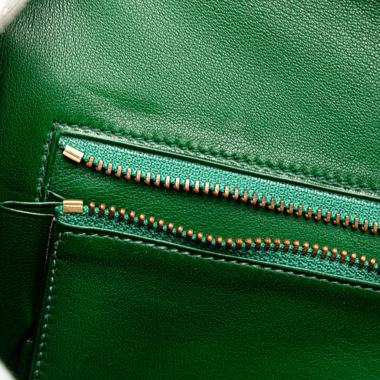 Hermès Epsom H Gaine Clutch Groen
