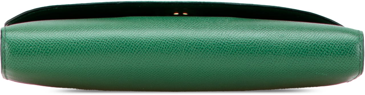 Hermès Epsom H Gaine Clutch Groen