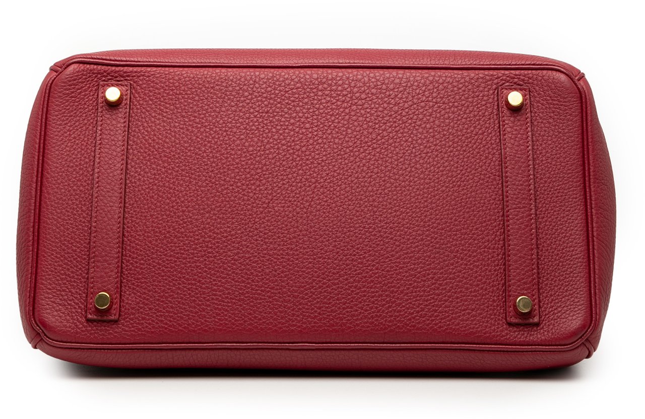 Hermès Togo Birkin Retourne 35 Rood