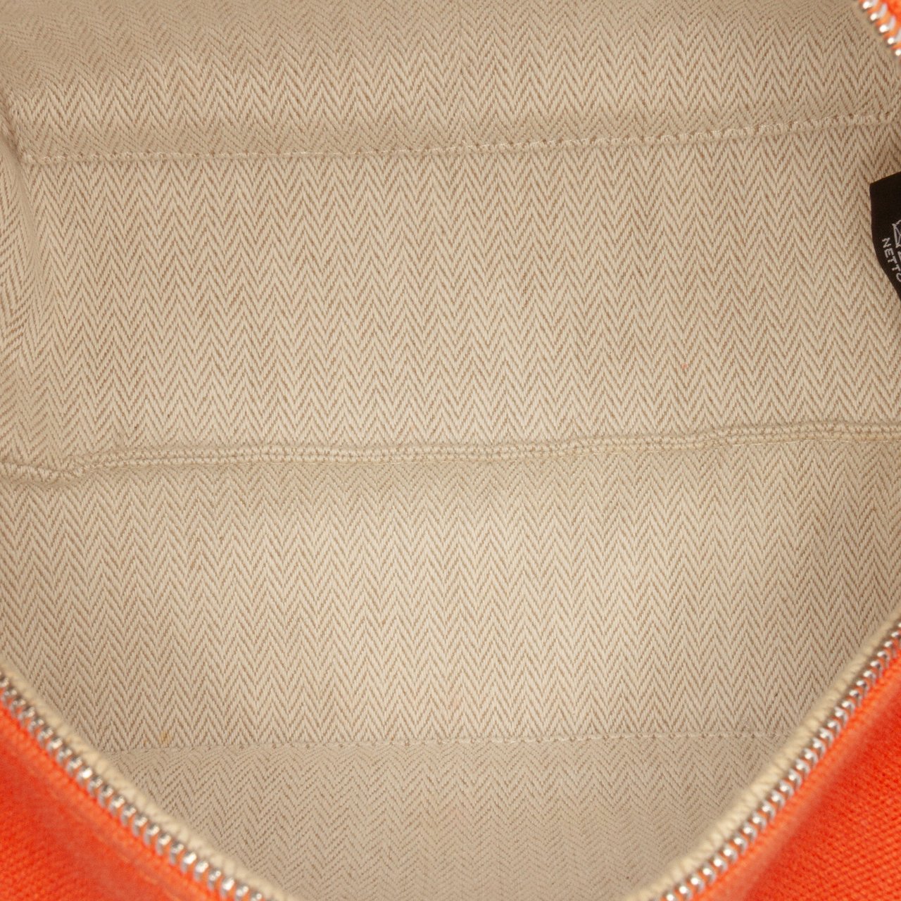 Hermès Small Canvas Bride A Brac Case Oranje