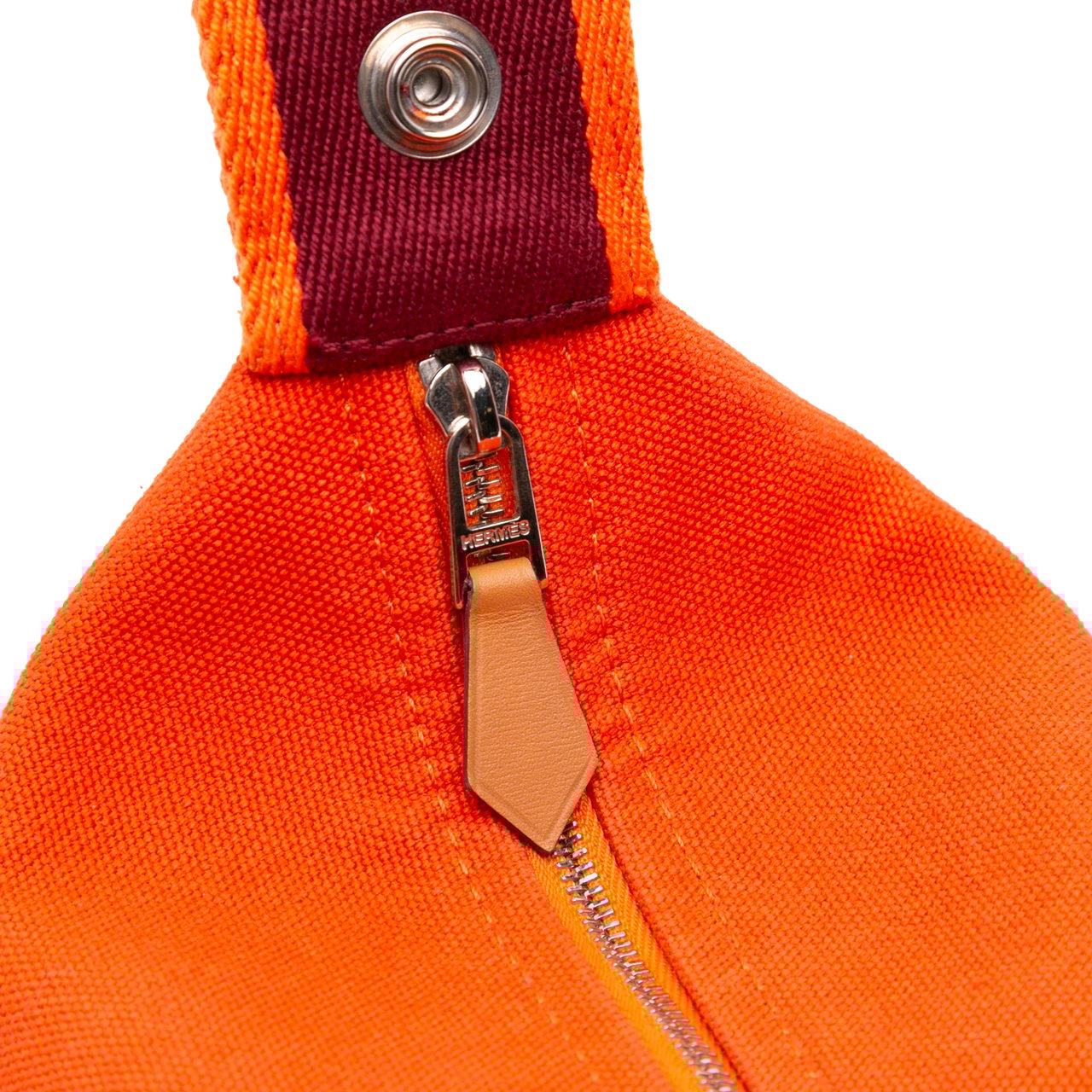 Hermès Small Canvas Bride A Brac Case Oranje