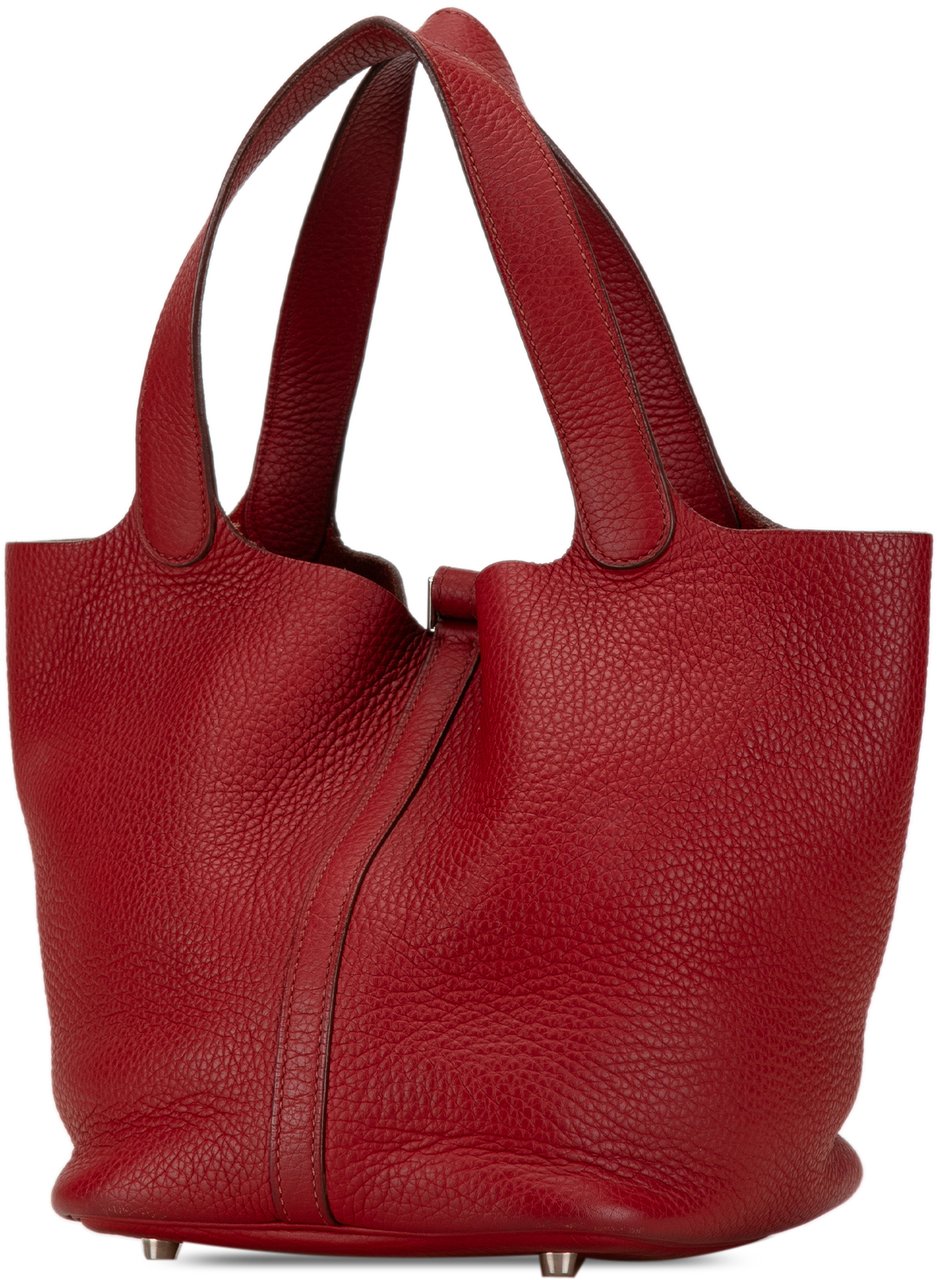 Hermès Clemence Picotin Lock 22 Rood