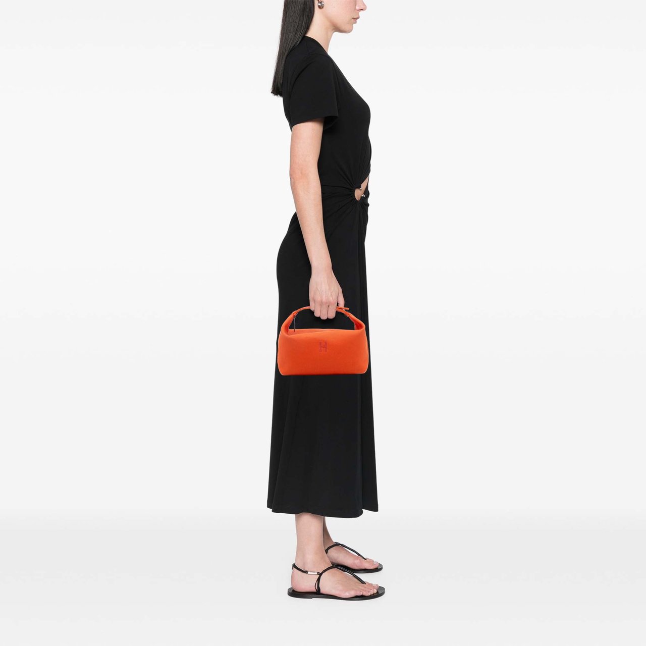 Hermès Large Toile Bride A Brac Oranje