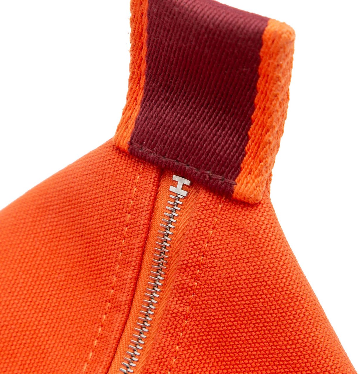 Hermès Large Toile Bride A Brac Oranje