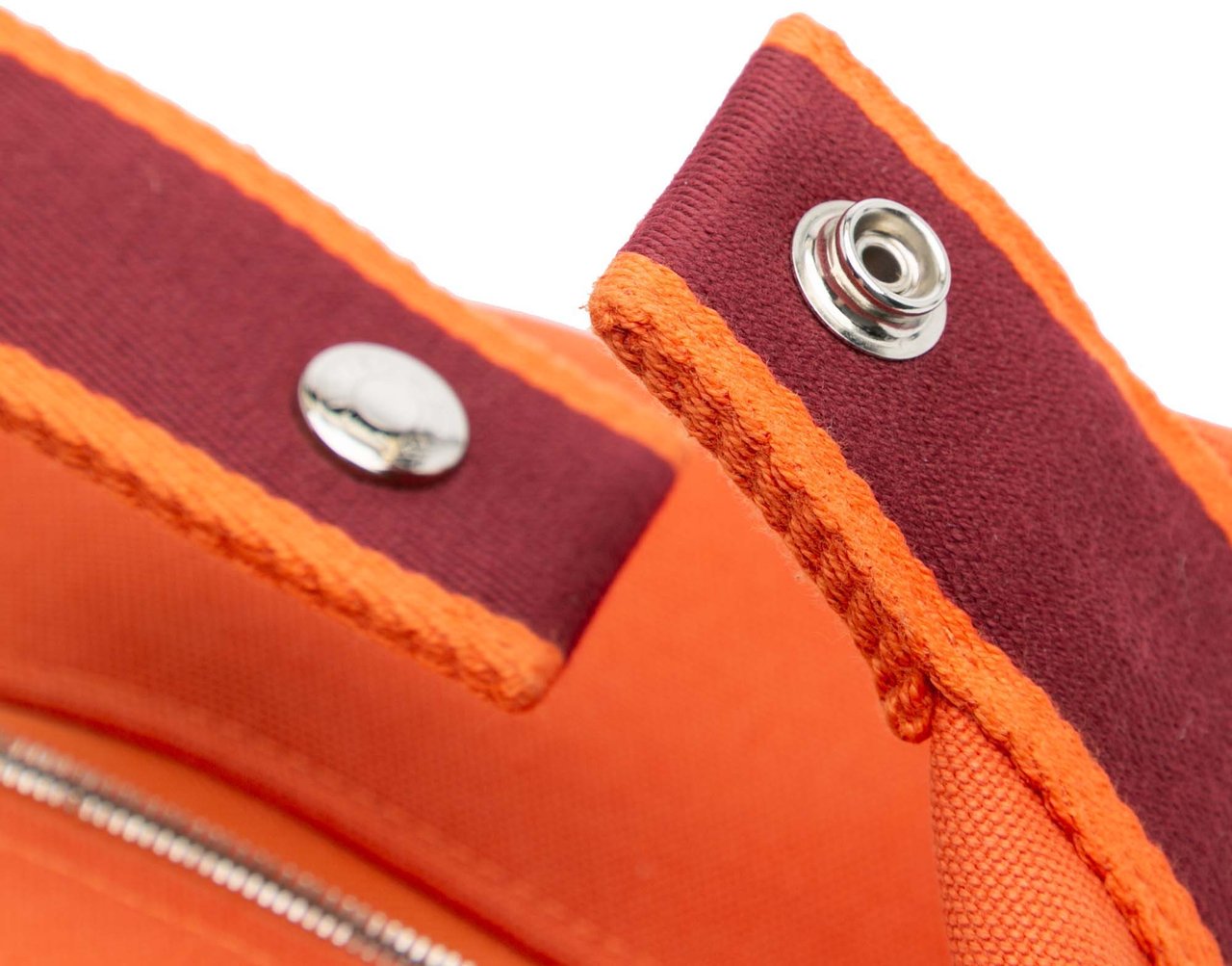 Hermès Large Toile Bride A Brac Oranje