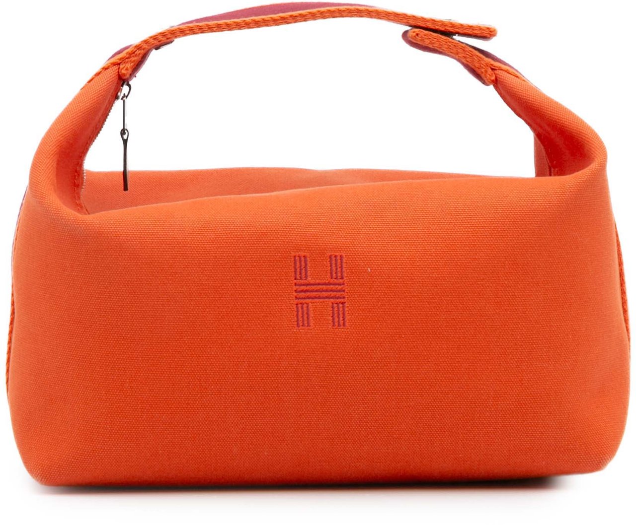 Hermès Large Toile Bride A Brac Oranje