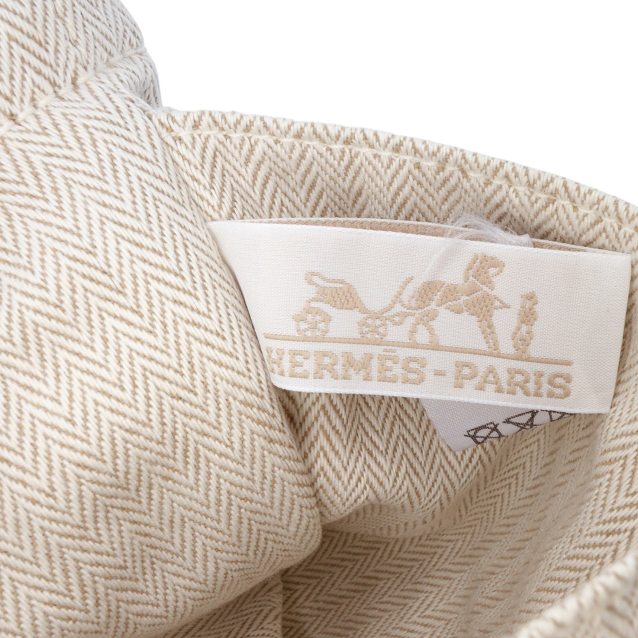 Hermès Toile and Barenia Fourbi 20 Pouch Bruin