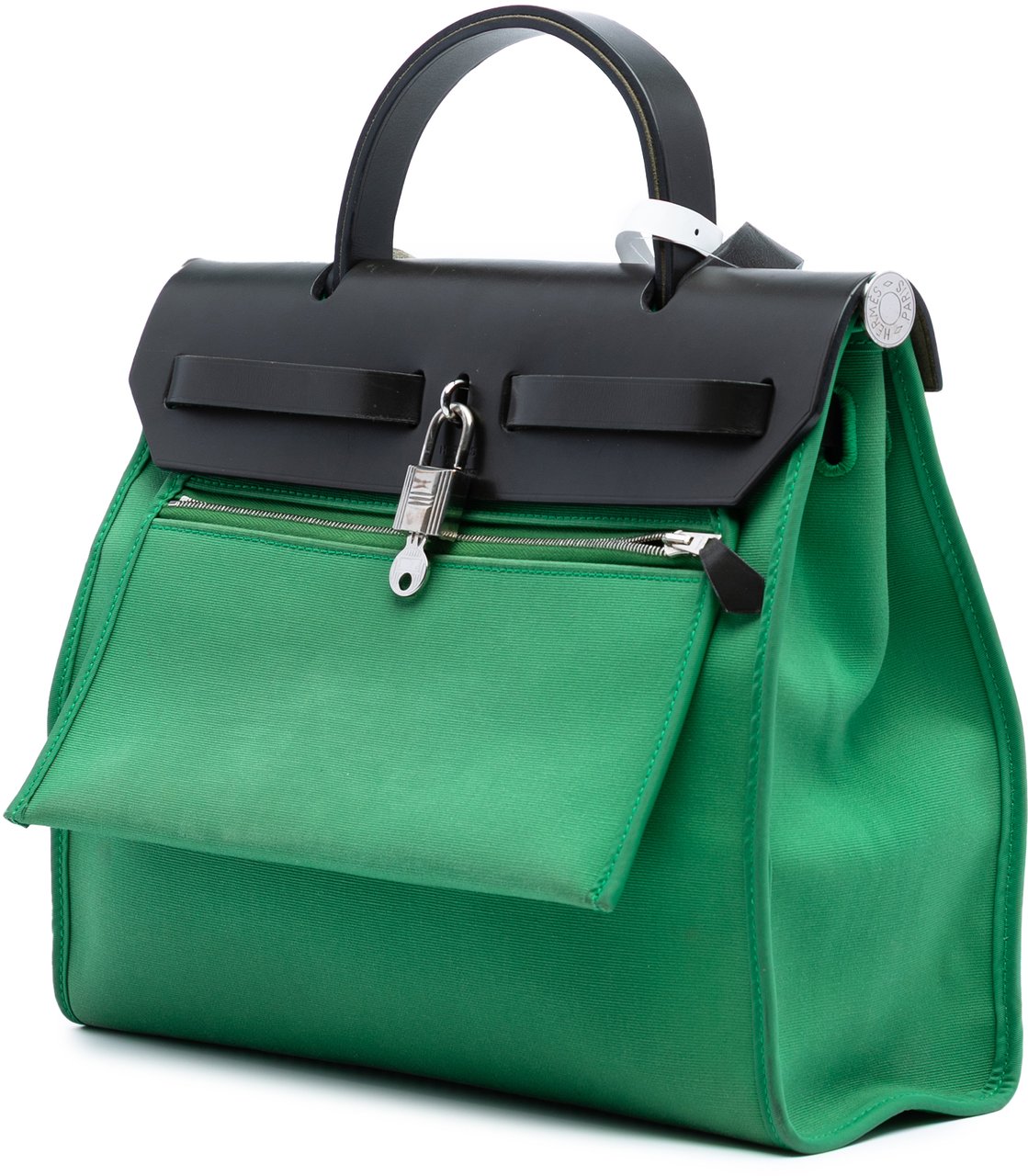 Hermès Toile Herbag Zip 31 Groen