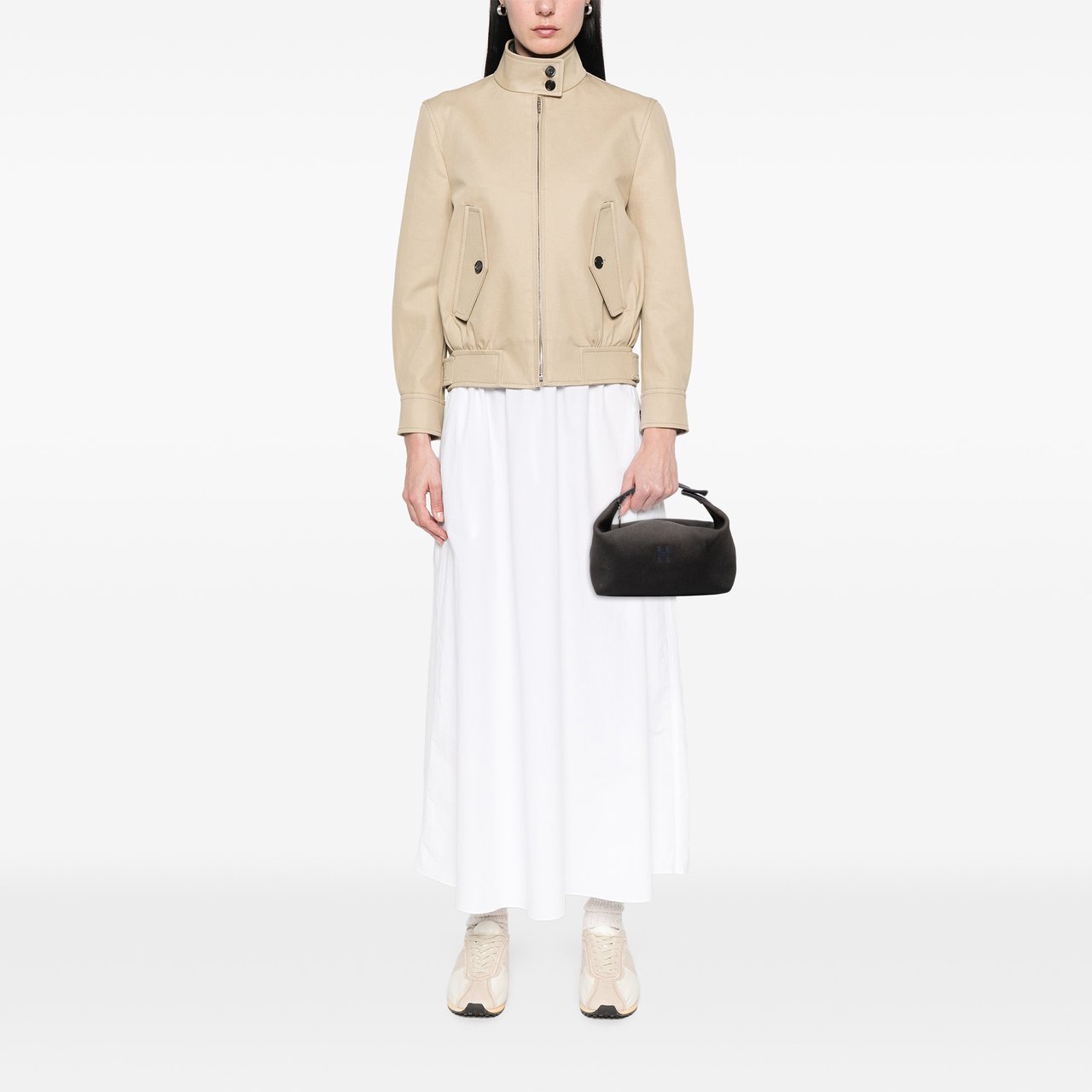 Hermès Large Canvas H Plume Bride A Brac Case Zwart