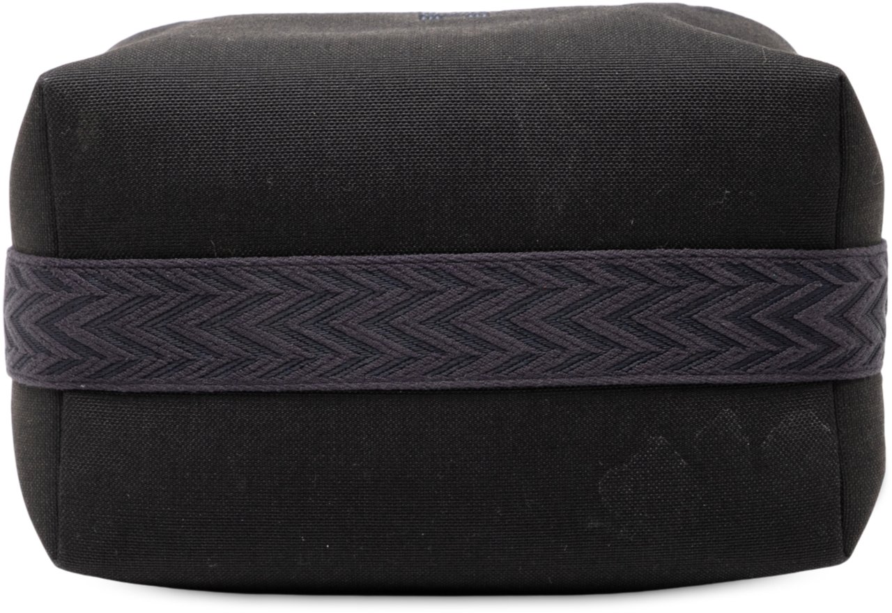 Hermès Large Canvas H Plume Bride A Brac Case Zwart