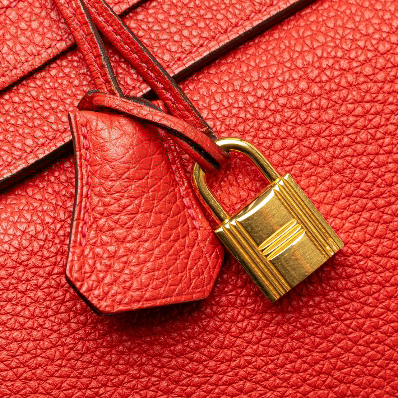 Hermès Togo Kelly II Retourne 35 Rood