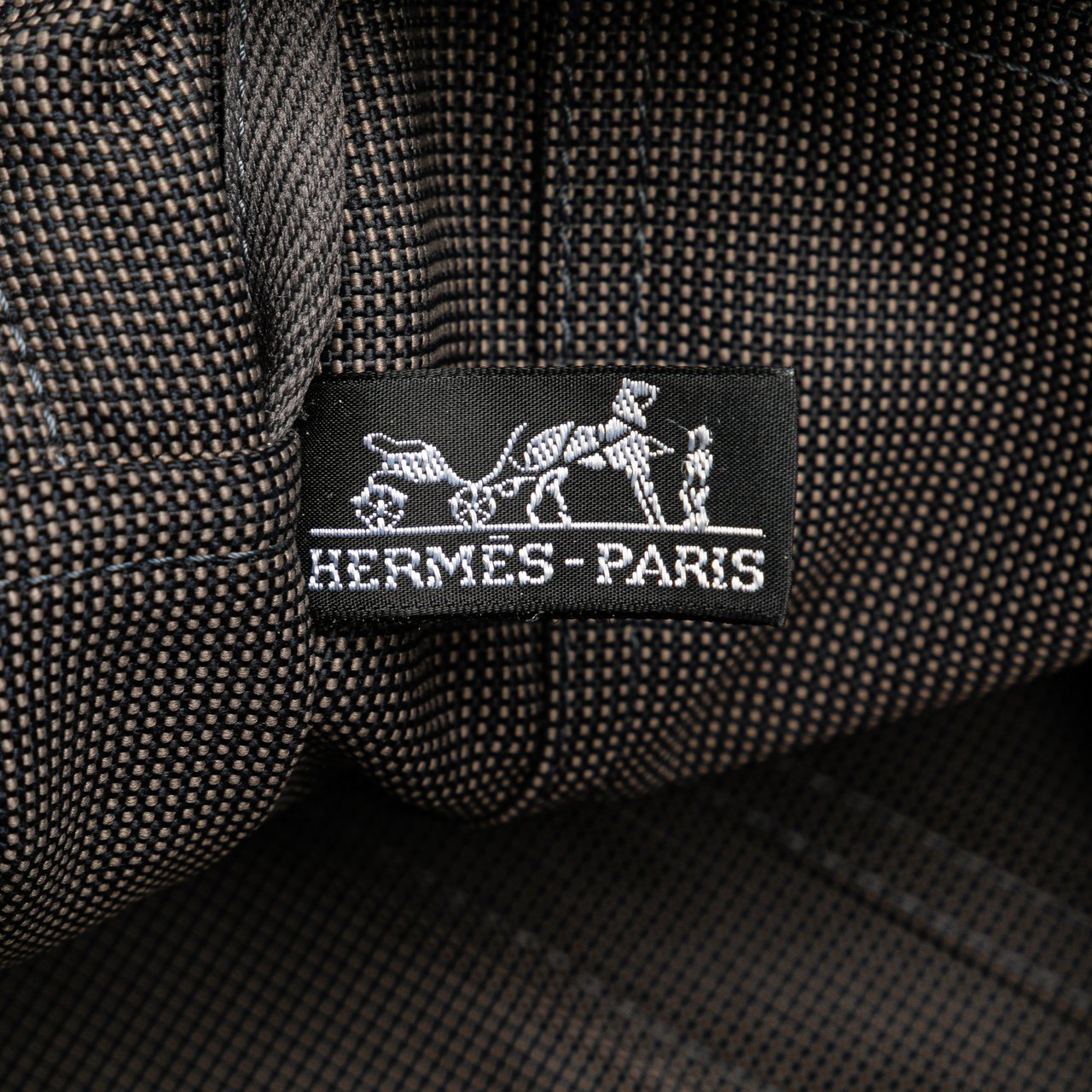Hermès Canvas Herline MM Grijs