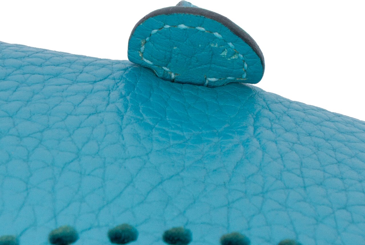 Hermès Clemence Evelyne TPM Blauw