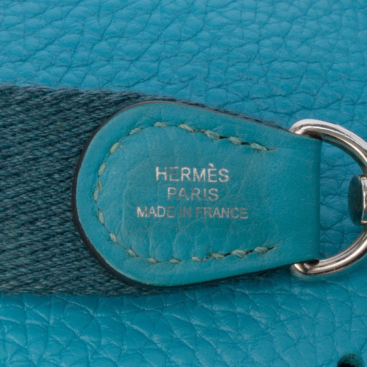 Hermès Clemence Evelyne TPM Blauw