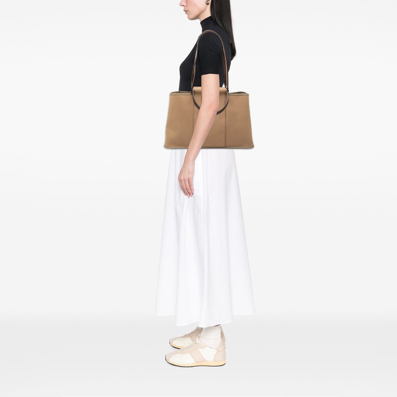 Hermès Toile Cabag Elan PM Bruin