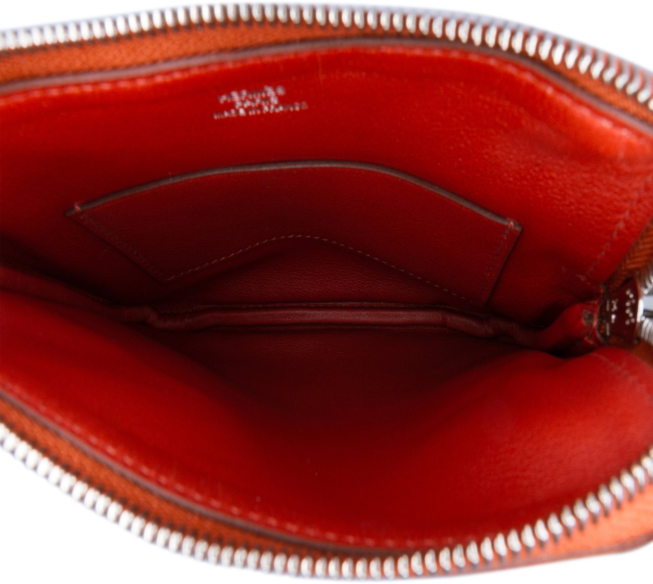 Hermès Swift Couverture Nouvelle Carre Pocket Pouch Bruin