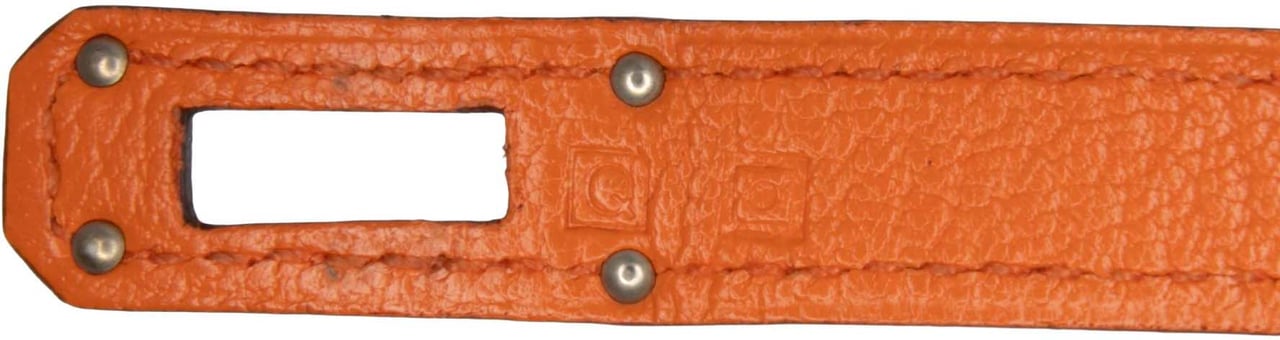 Hermès Chevre Mysore Kelly Longue Wallet Oranje