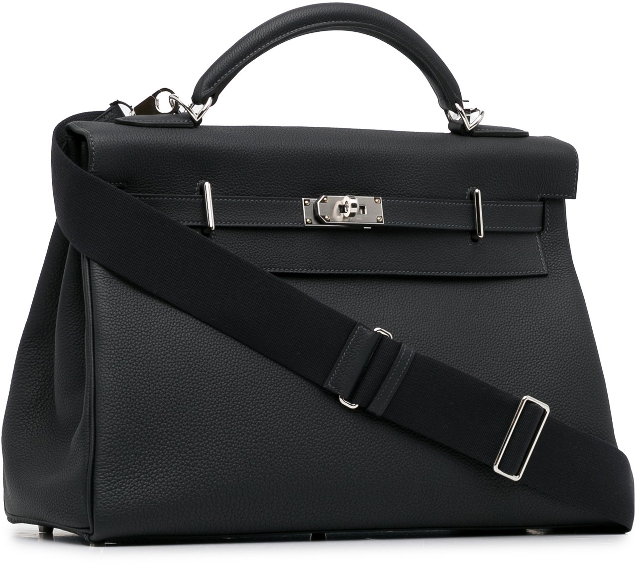 Hermès Togo Maxi Kelly 42 Zwart