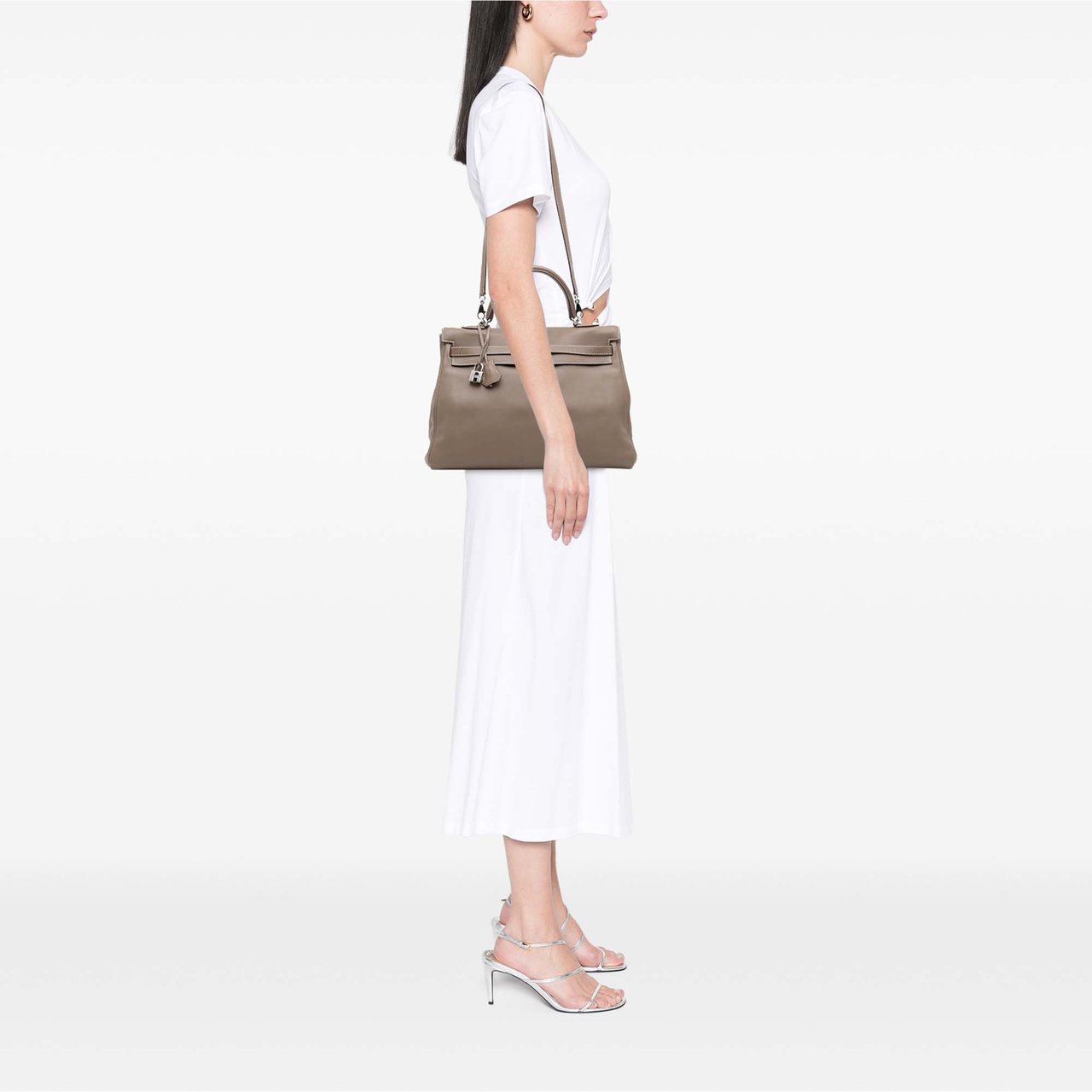 Hermès Swift Kelly II Retourne 35 Bruin