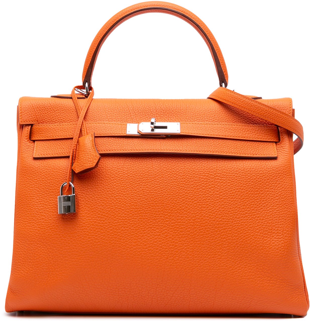 Hermès Togo Kelly II Retourne 35 Oranje