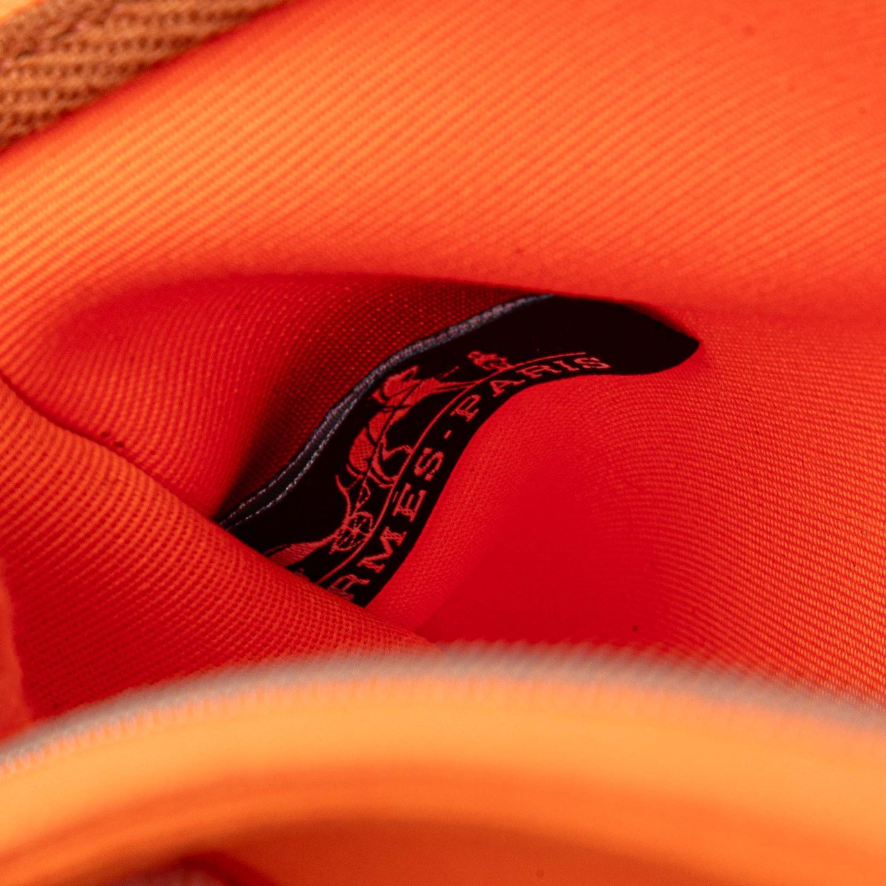 Hermès Toile Herbag Zip 31 Oranje