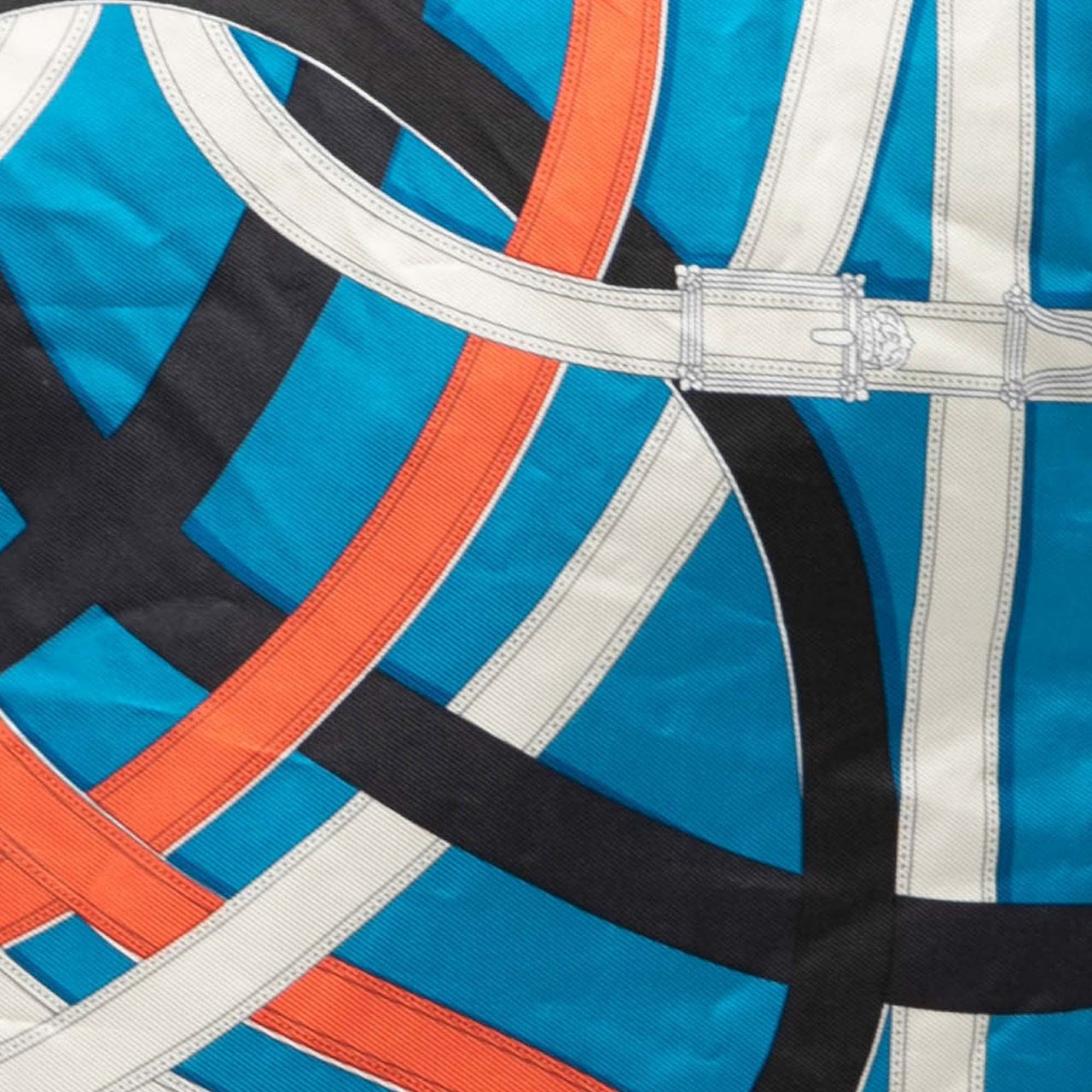 Hermès Silk and Barenia Cavalcadour Airsilk Backpack Blauw