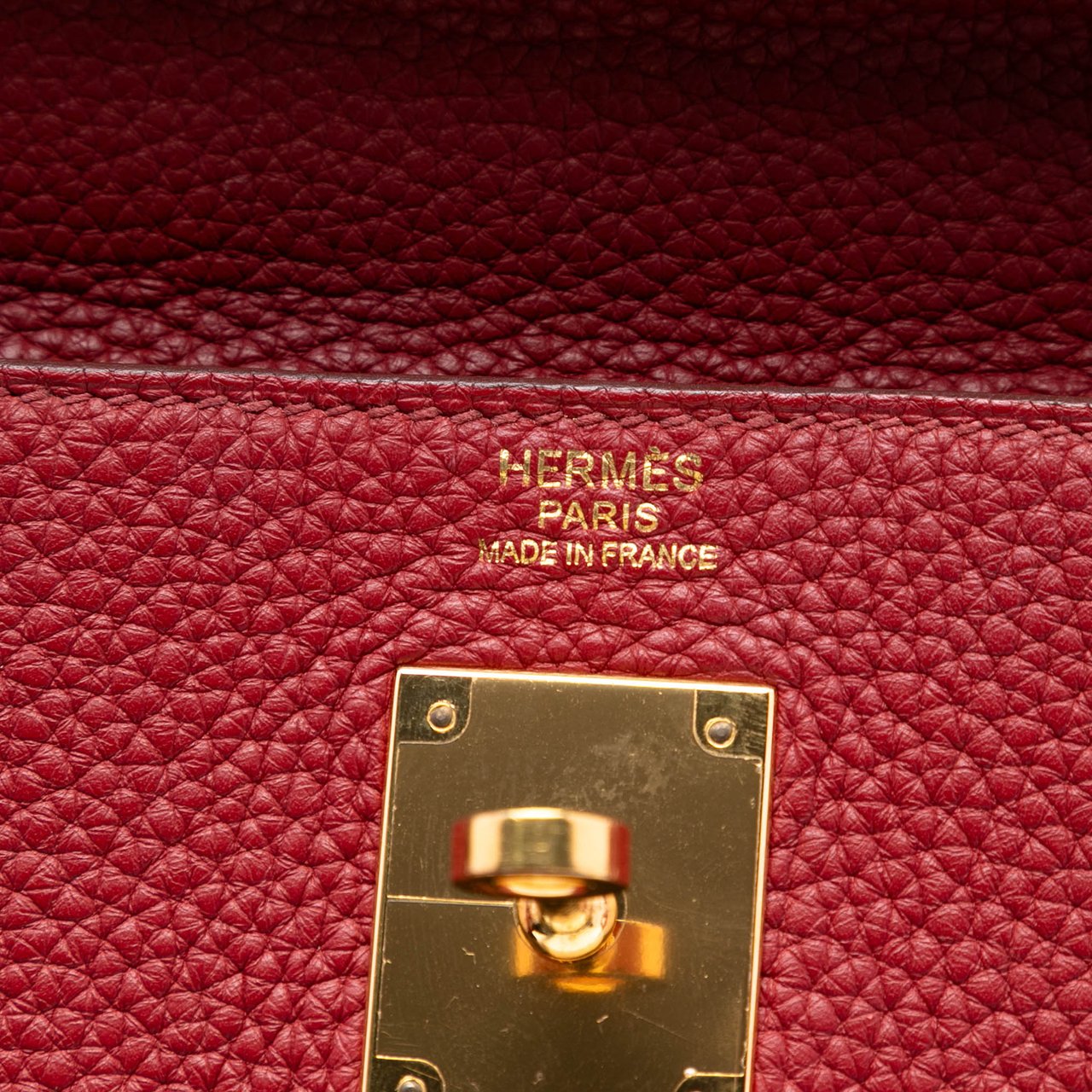 Hermès Togo Kelly II Retourne 32 Rood