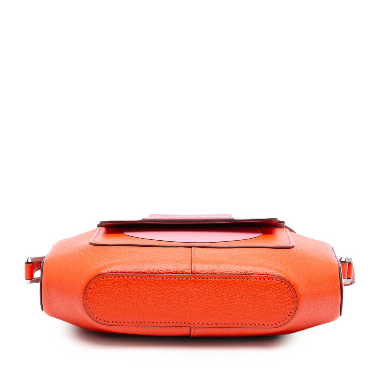 Hermès Chevre Mysore Octogone 23 Oranje