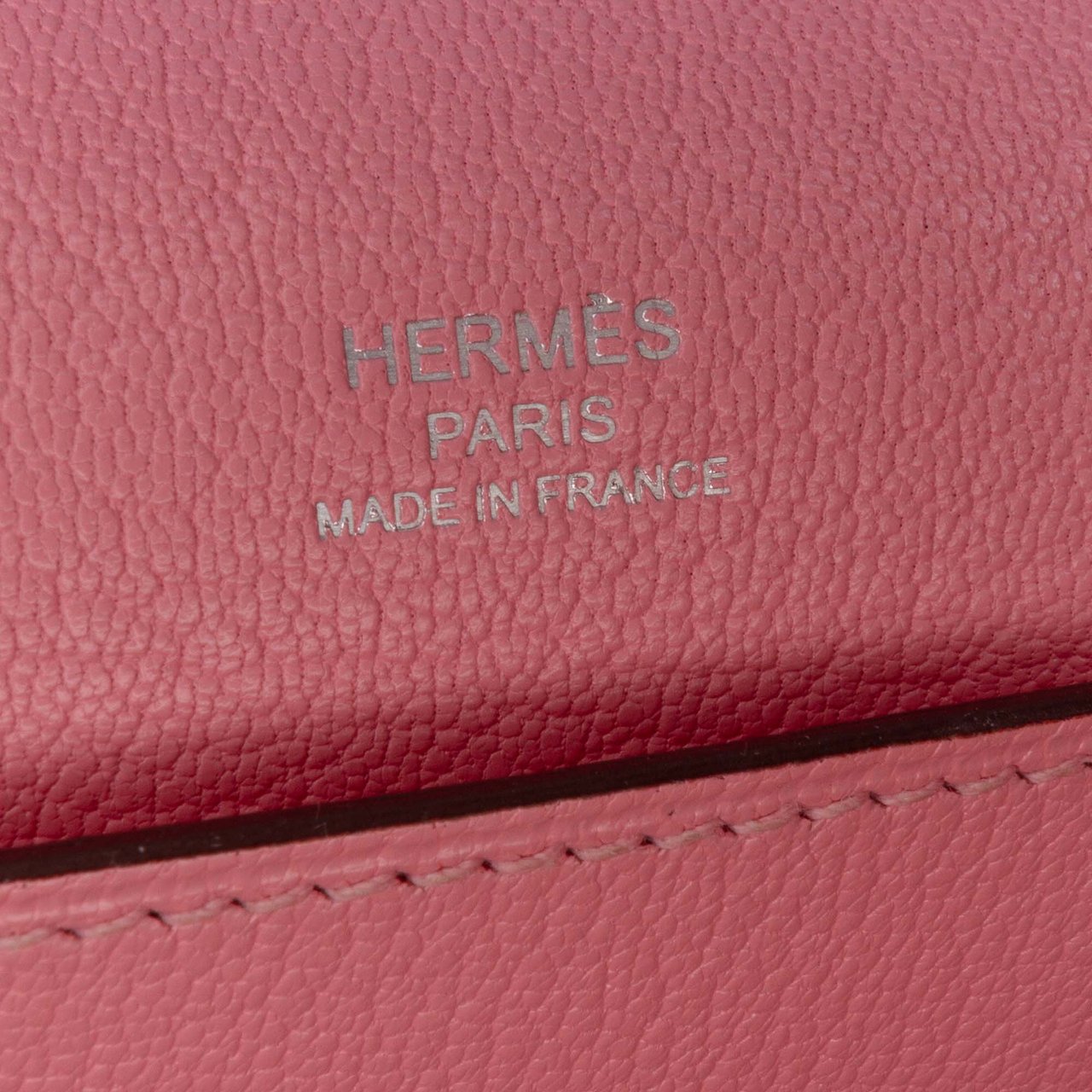 Hermès Chevre Mysore Octogone 23 Oranje