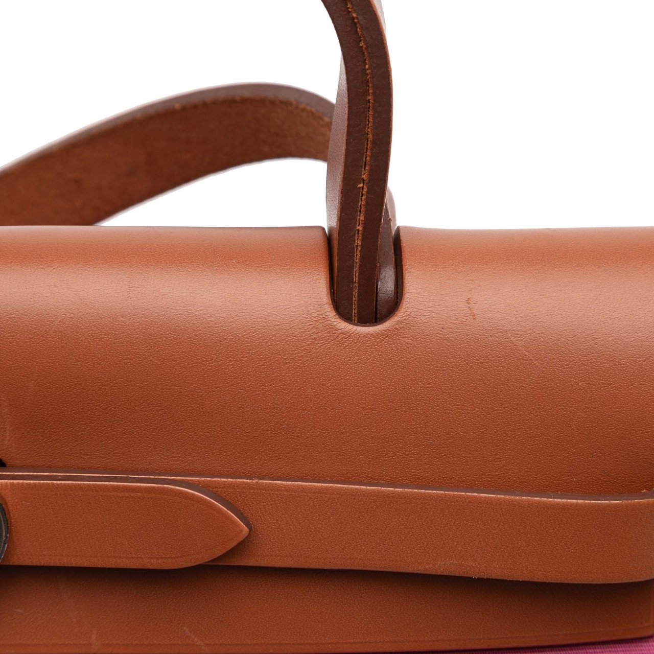 Hermès Toile Herbag Zip 31 Roze