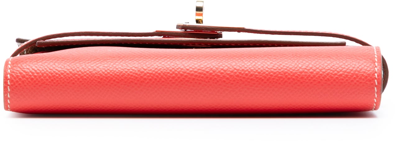 Hermès Epsom Kelly Depliant Wallet Rood