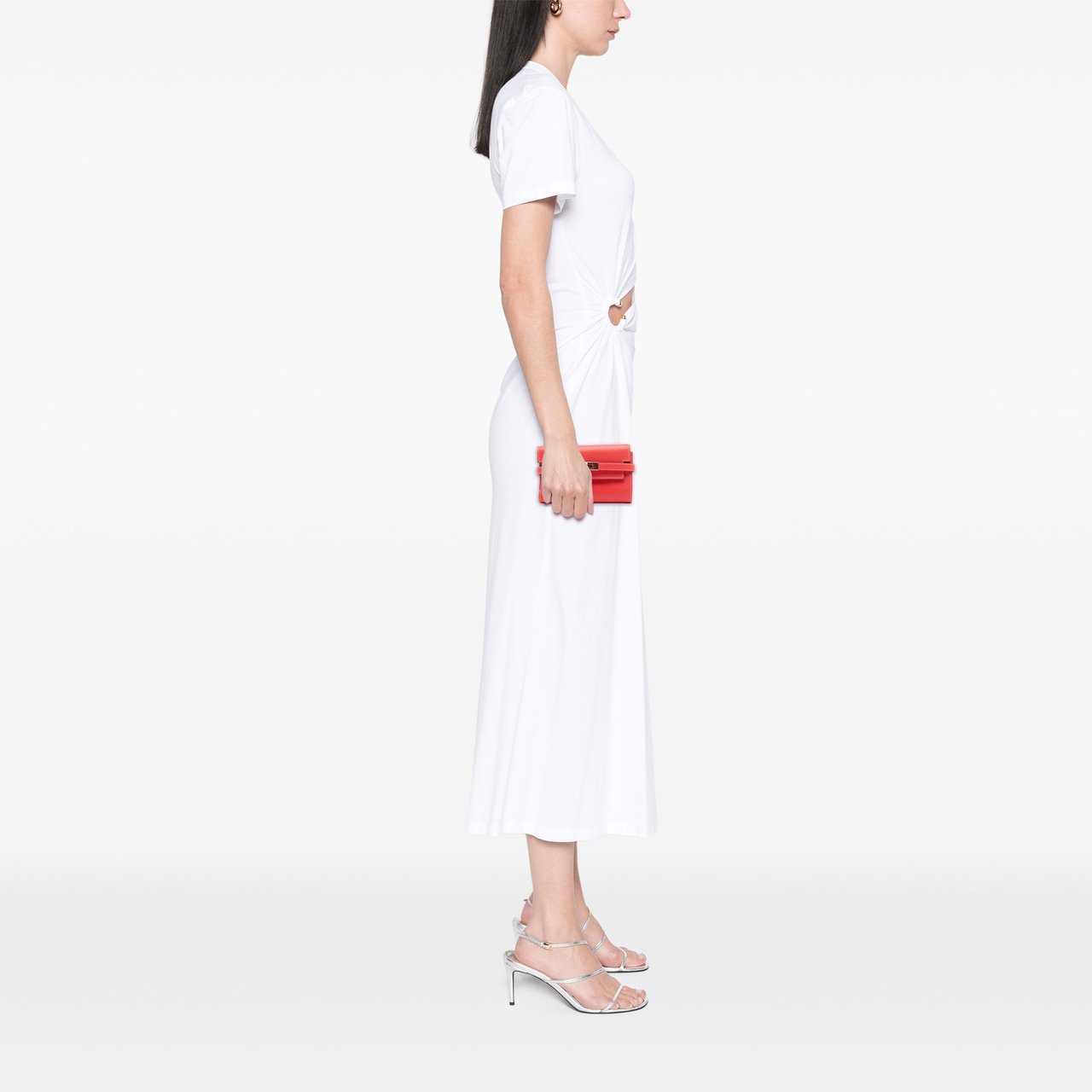 Hermès Epsom Kelly Depliant Wallet Rood