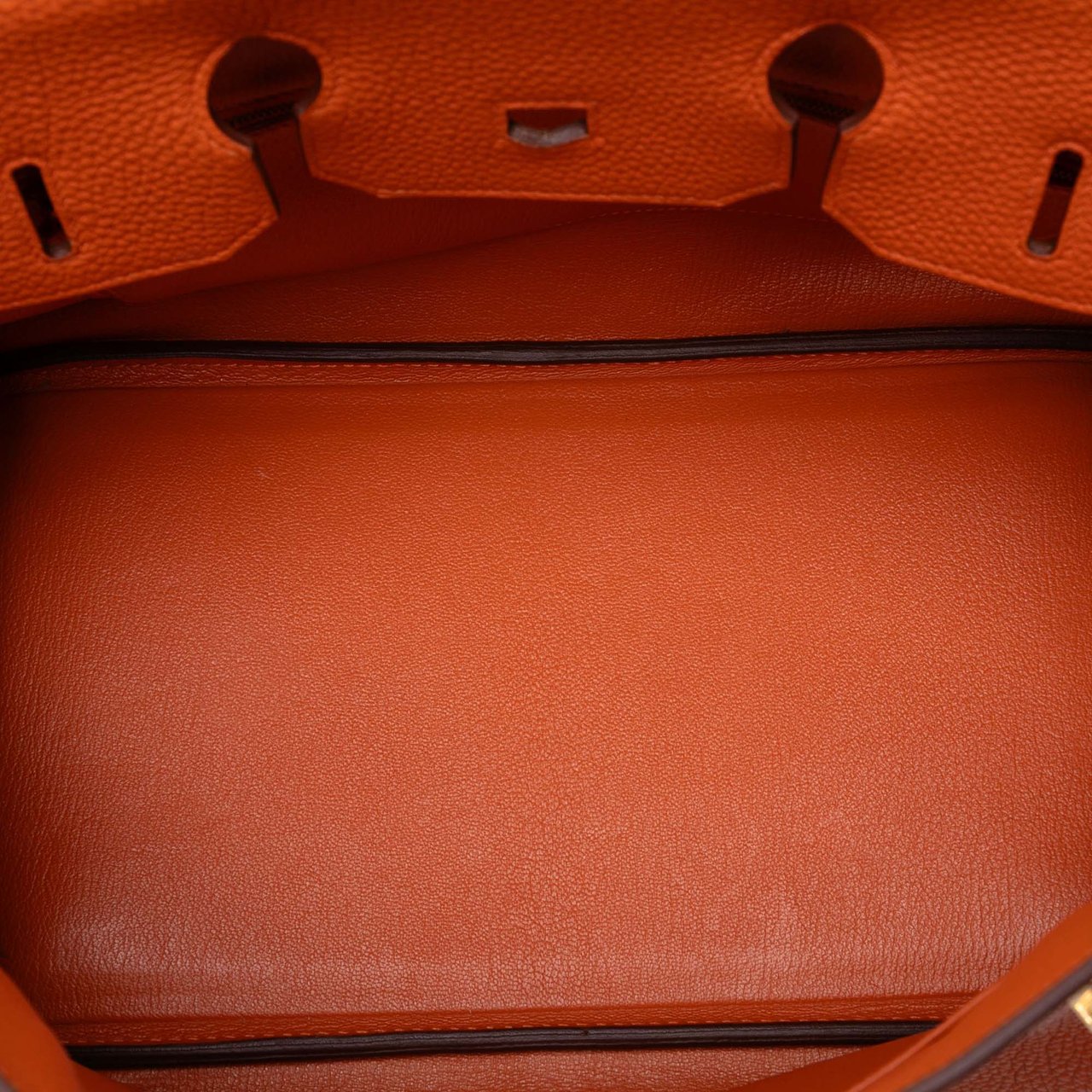 Hermès Togo Birkin Retourne 35 Oranje