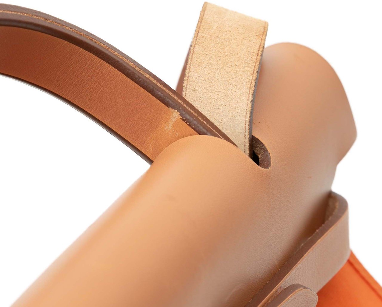 Hermès Toile Herbag Zip 31 Oranje