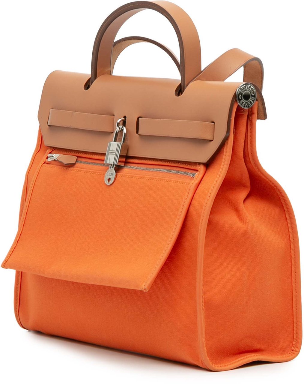 Hermès Toile Herbag Zip 31 Oranje