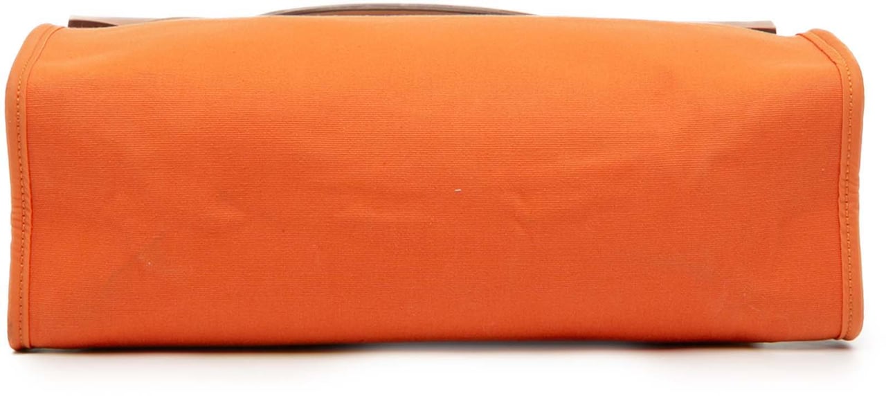 Hermès Toile Herbag Zip 31 Oranje