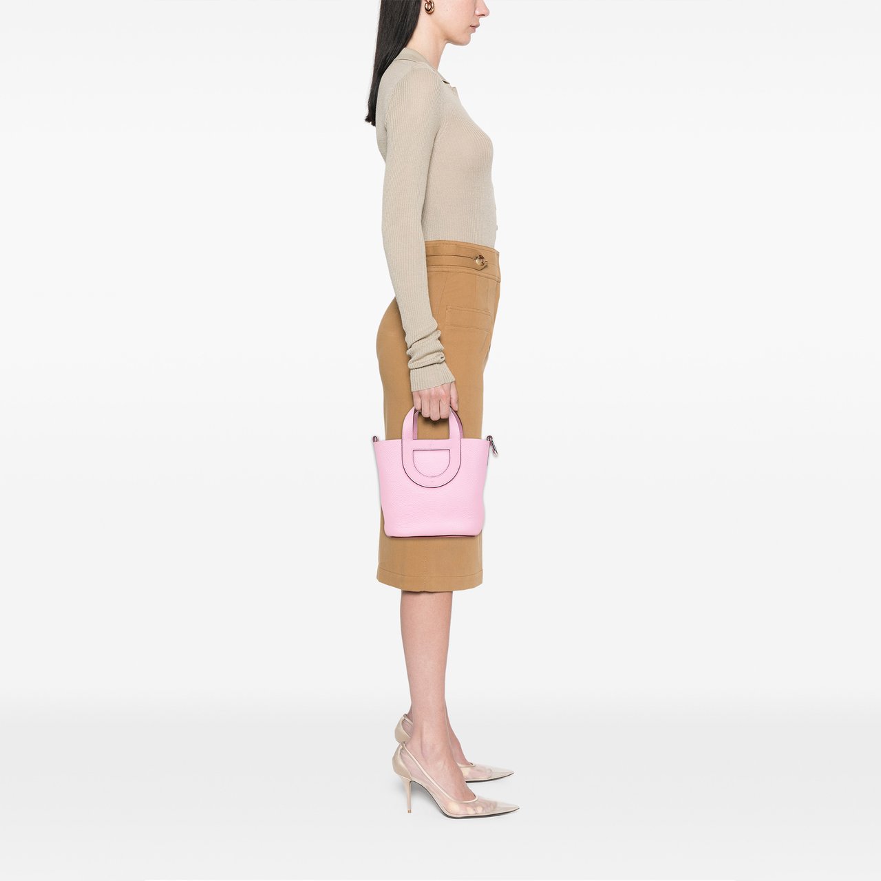 Hermès Clemence and Swift In The Loop 18 Roze