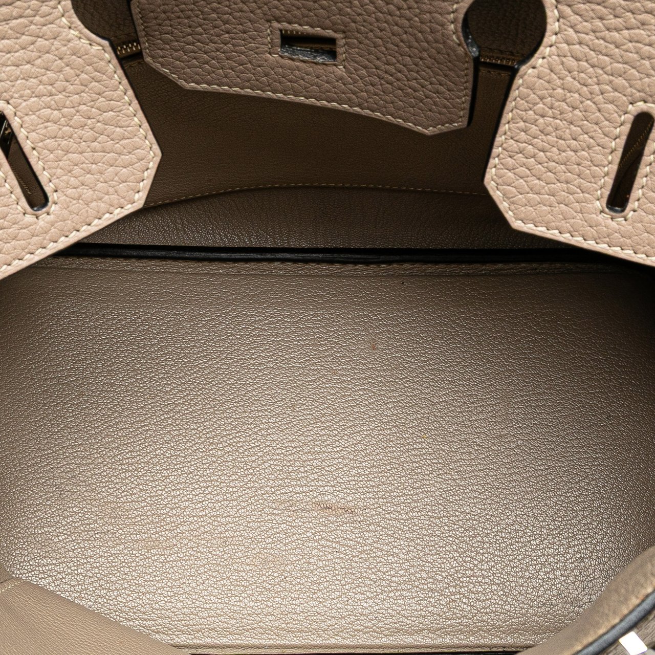 Hermès Clemence Birkin Retourne 30 Bruin