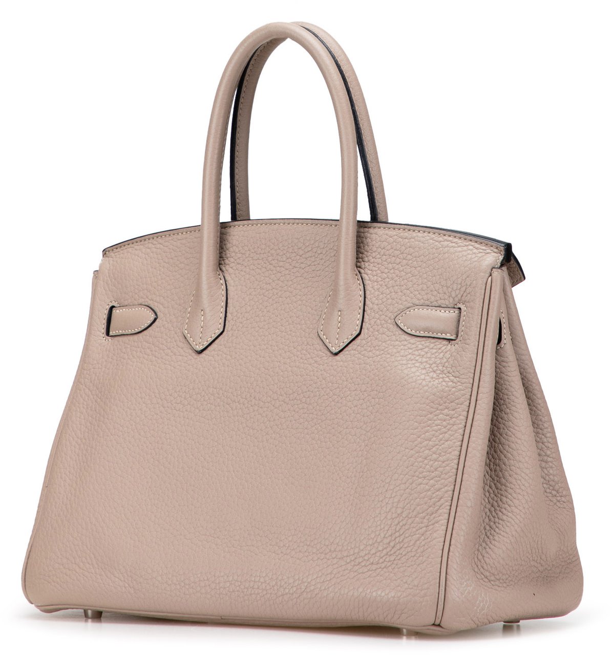 Hermès Clemence Birkin Retourne 30 Bruin