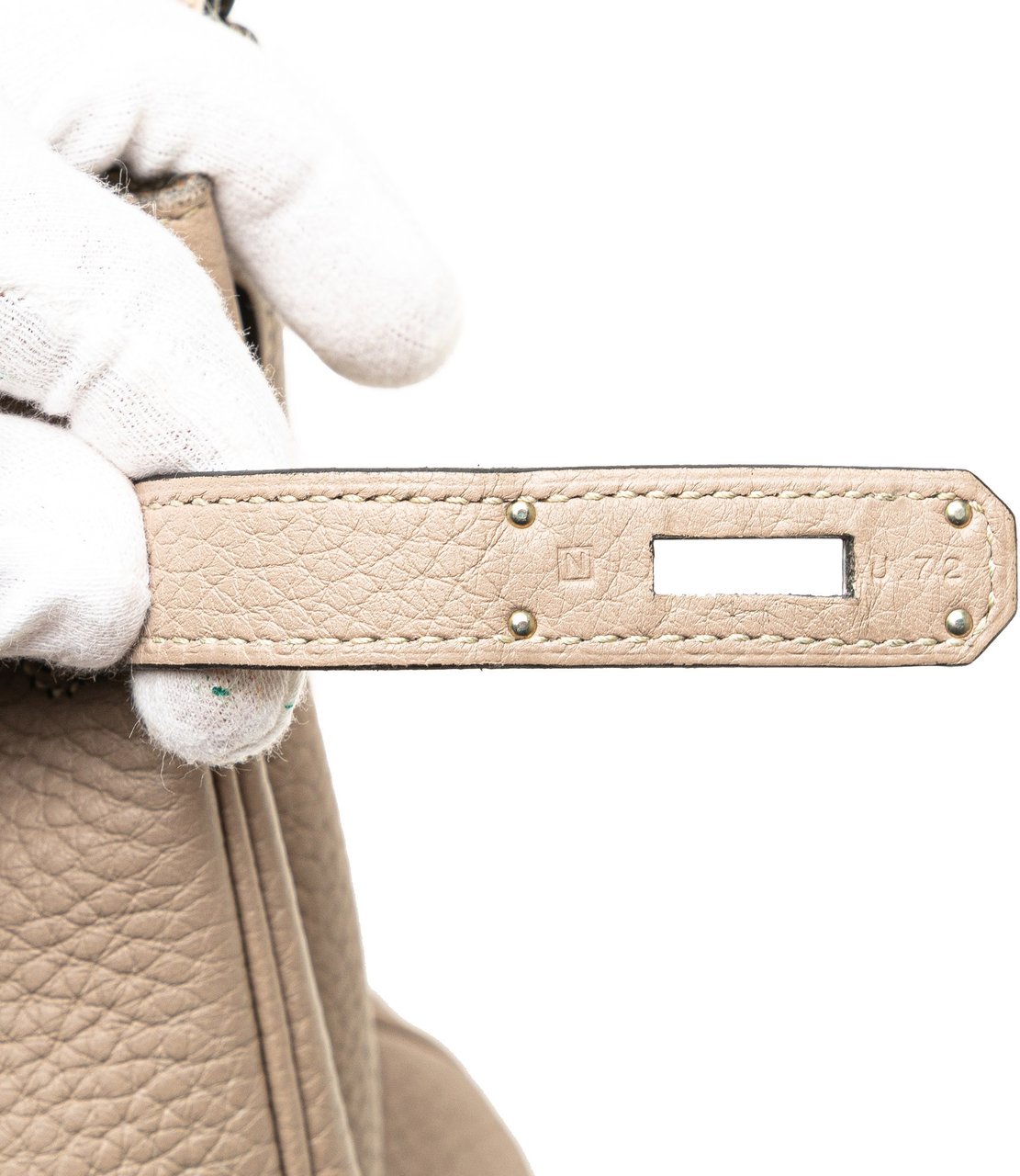 Hermès Clemence Birkin Retourne 30 Bruin