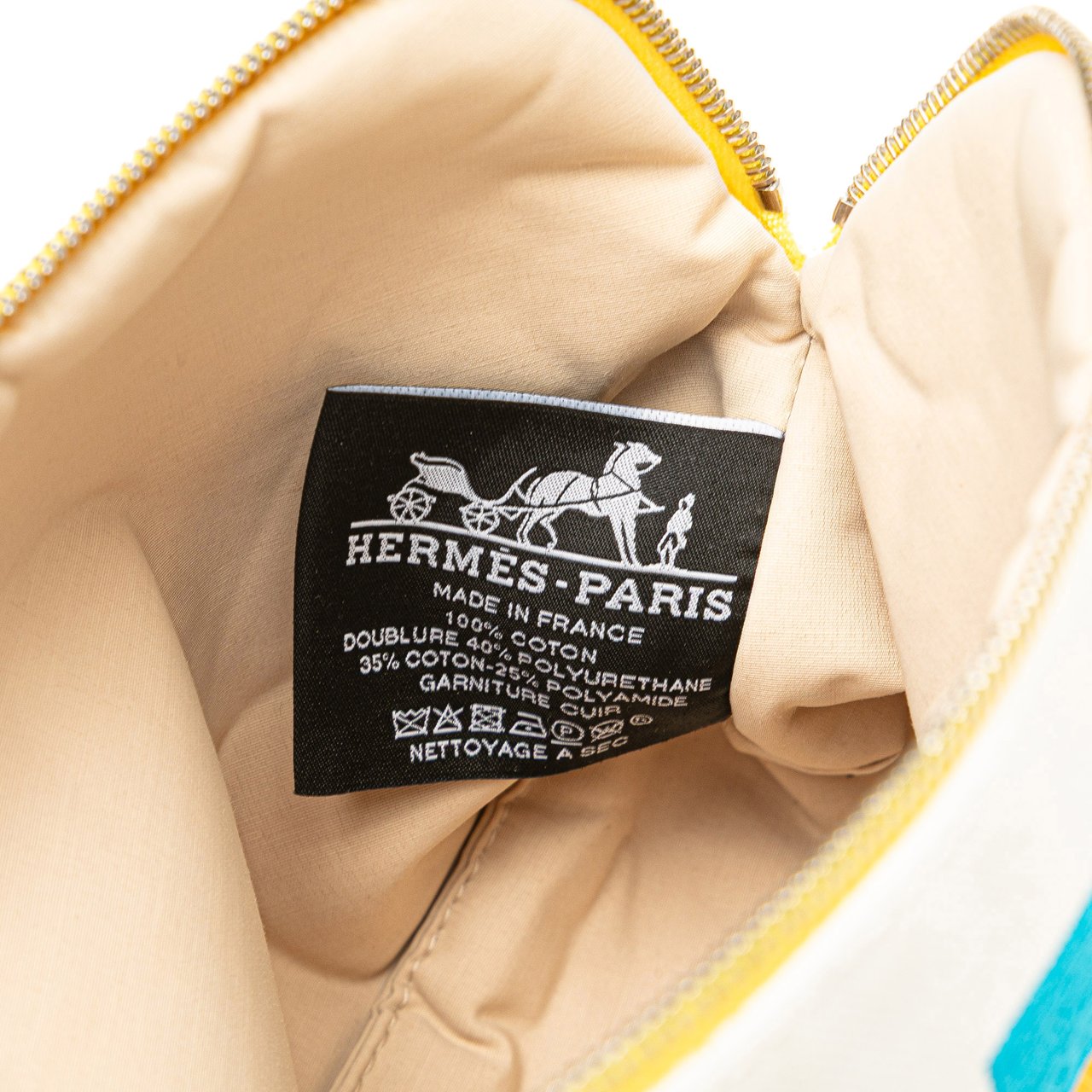 Hermès Toile Bolide Cheval PM Wit