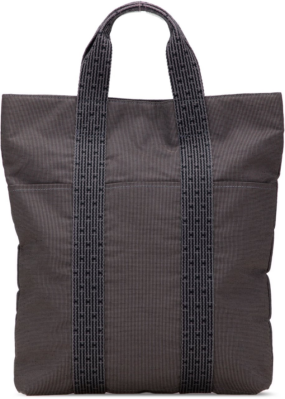 Hermès Canvas Herline Cabas Grijs
